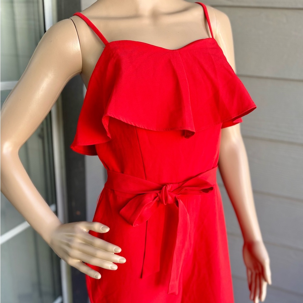 Thalia Sodi Red Jumpsuit - Picture 3 of 9